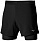 Шорты мужские Mizuno ER 5.5 2in1 Black - Фото 1 малая