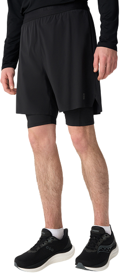 Шорты мужские GRI Лето 2в1 Чёрный - Фото 1 большая