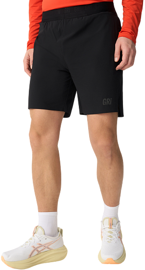 Шорты мужские GRI Лето 7 дюймов Чёрный - Фото 2 большая
