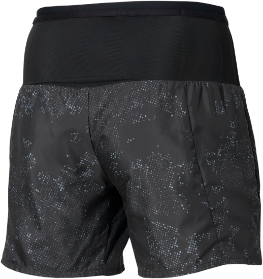 Шорты мужские Mizuno Active Graphic Multi Pocket 7 Black/Grеy - Фото 2 большая