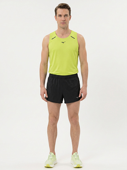 Шорты мужские Mizuno Tech Light Split 1.5 Black - Фото 3 большая
