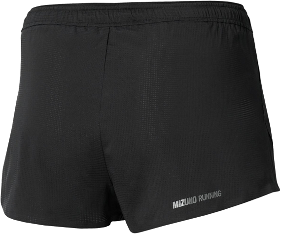 Шорты мужские Mizuno Tech Light Split 1.5 Black - Фото 2 большая