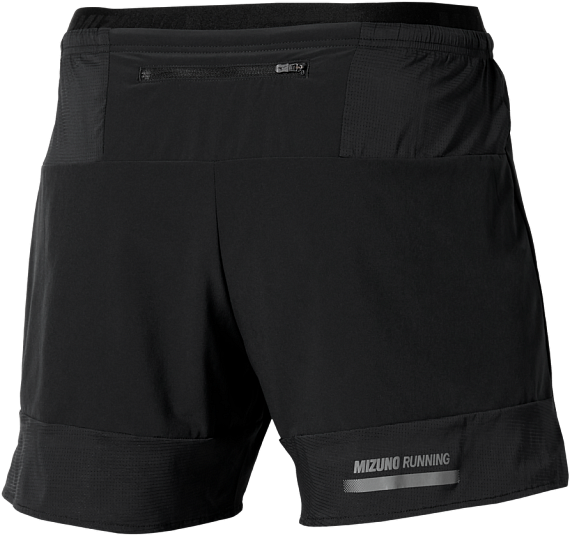 Шорты мужские Mizuno Active Alpha 5.5 Black - Фото 2 большая