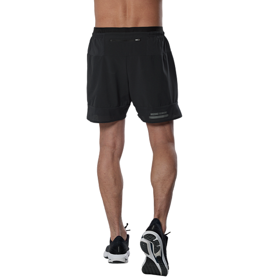 Шорты мужские Mizuno Active Alpha 2In1 5.5 Black - Фото 4 большая