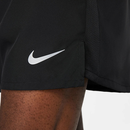 Шорты мужские Nike Dri-FIT Challenger 5Bf Black/Black/Reflective Silver - Фото 5 большая