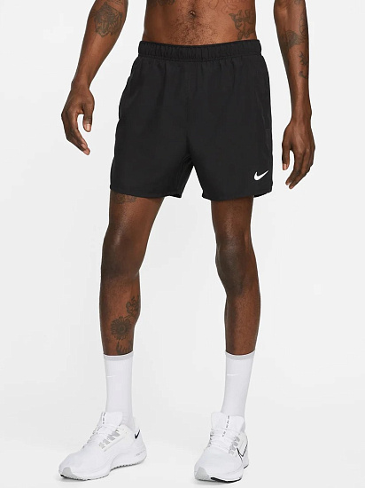Шорты мужские Nike Dri-FIT Challenger 5Bf Black/Black/Reflective Silver - Фото 6 большая