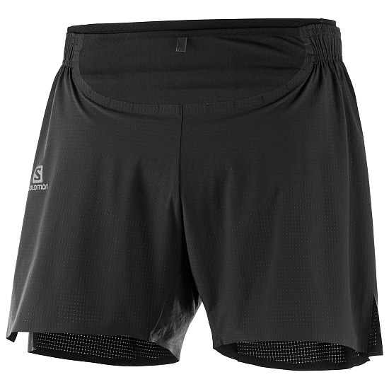 Шорты мужские Salomon Sense Pro Short Black/Black - Фото 1 большая