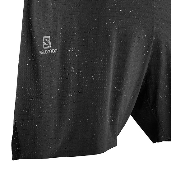 Шорты мужские Salomon Sense Pro Short Black/Black - Фото 6 большая