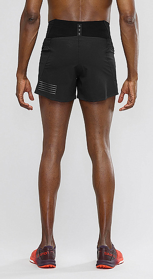 Шорты мужские Salomon S/Lab Short 4'' Black - Фото 3 большая