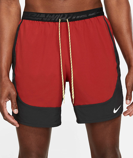 Шорты мужские Nike Flex Stride Wild Run Dark Cayenne/Black - Фото 2 большая
