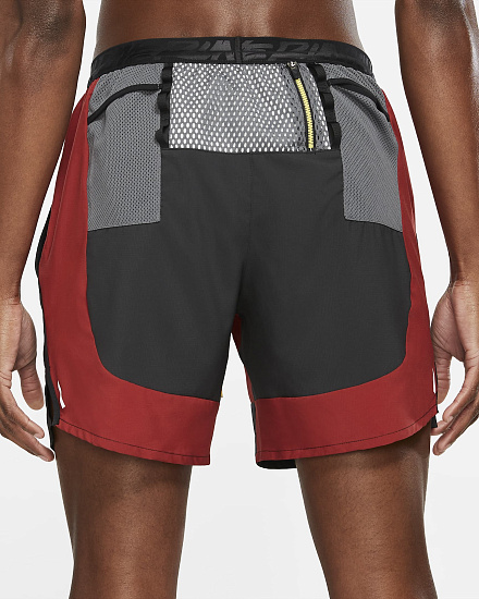 Шорты мужские Nike Flex Stride Wild Run Dark Cayenne/Black - Фото 3 большая