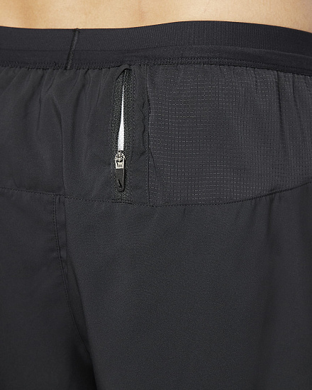 Шорты мужские Nike Flex Stride 5In Black/Reflective Silv - Фото 8 большая