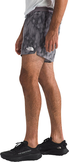 Шорты мужские The North Face Sunriser 5" Print Short Transcendent Grey Diffused Nature Print - Фото 4 большая