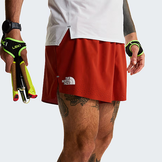 Шорты мужские The North Face Summit Pacesetter 5in Short Iron Clay - Фото 6 большая