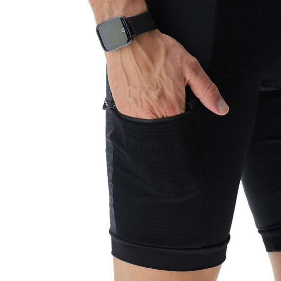 Шорты мужские UYN Strides Running Ow Black/Black - Фото 7 большая