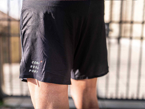 Шорты мужские Compressport Performance Черный - Фото 5 большая