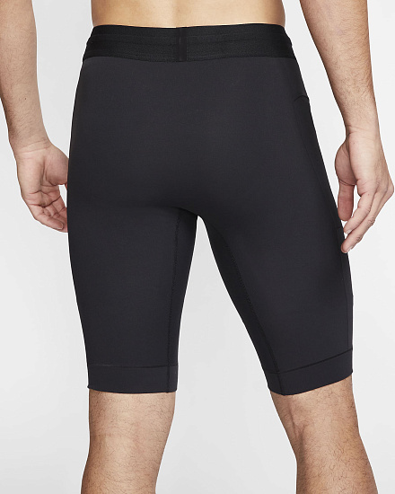 Шорты мужские Nike Yoga Dri-FIT Infinalon Black/Black - Фото 4 большая