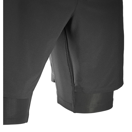 Шорты мужские Salomon Fast Wing Twinskin Black - Фото 4 большая
