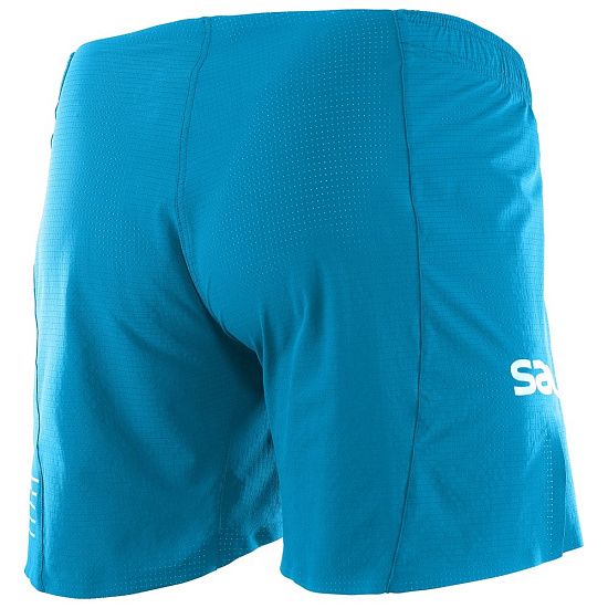 Шорты мужские Salomon S-Lab 6 Transcend Blue - Фото 3 большая