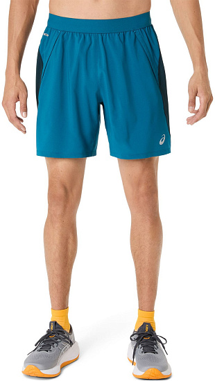 Шорты мужские ASICS Road 7In Aegean Blue - Фото 2 большая
