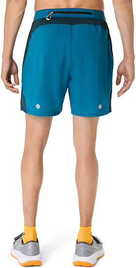 Шорты мужские ASICS Road 7In Aegean Blue - Фото 3 большая