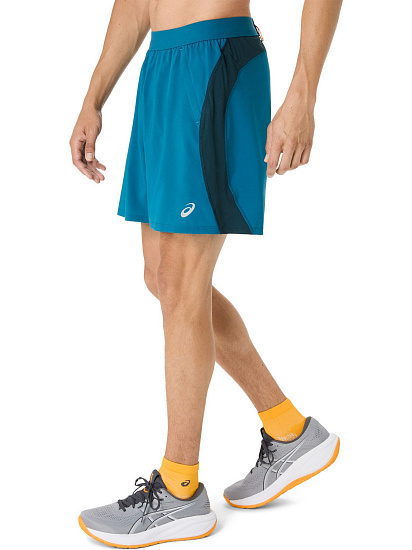 Шорты мужские ASICS Road 7In Aegean Blue - Фото 4 большая