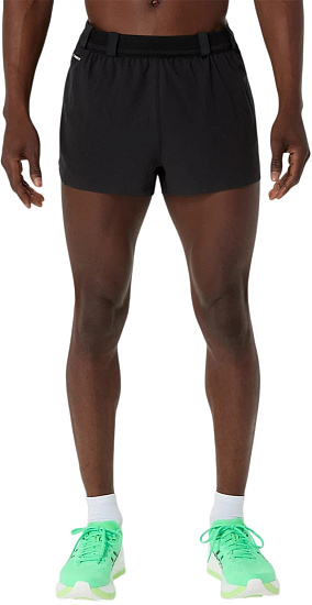 Шорты мужские ASICS Metarun Split Performance Black - Фото 2 большая