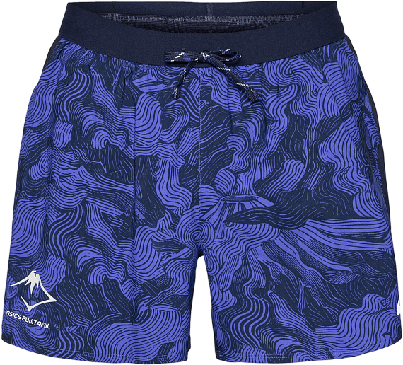 Шорты мужские ASICS Fujitrail All Over Print 5In Midnight/Cobalt - Фото 1 большая