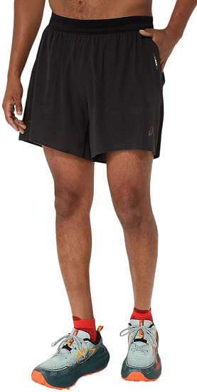 Шорты мужские ASICS Fujitrail Elite Performance Black - Фото 1 большая