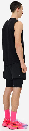 Шорты мужские CEP C48M The Run 2in1 Black - Фото 7 большая