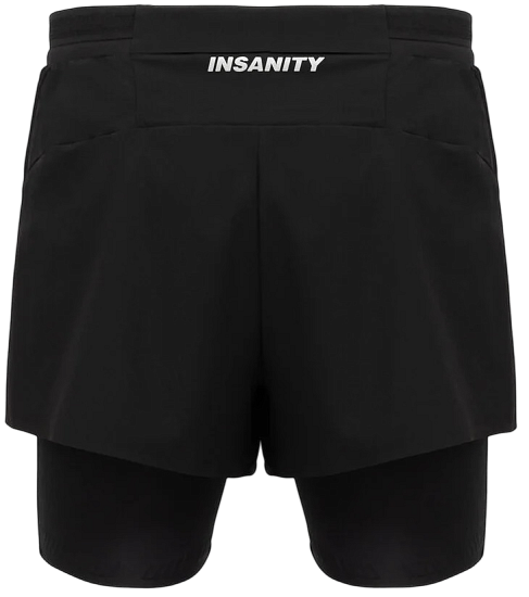 Шорты мужские Insanity 2in1 Черный - Фото 5 большая