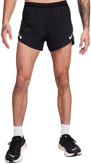 Шорты мужские Nike Dri-FIT ADV AeroSwift 4 Black/Summit White - Фото 3 большая