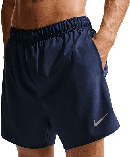 Шорты мужские Nike Dri-FIT Challenger 5 2In1 Midnight Navy/Black - Фото 3 большая