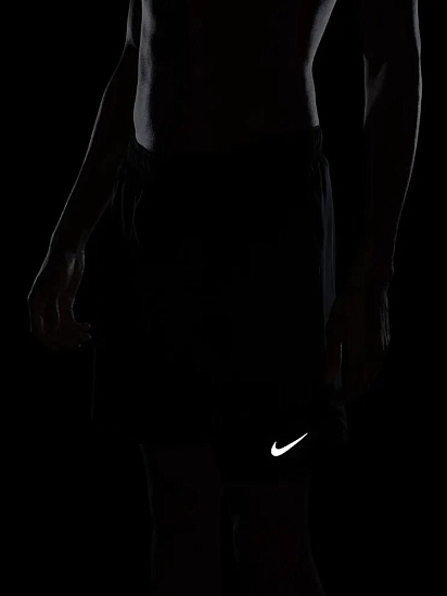 Шорты мужские Nike Dri-FIT Challenger 7 2In1 Black/Summit White - Фото 11 большая