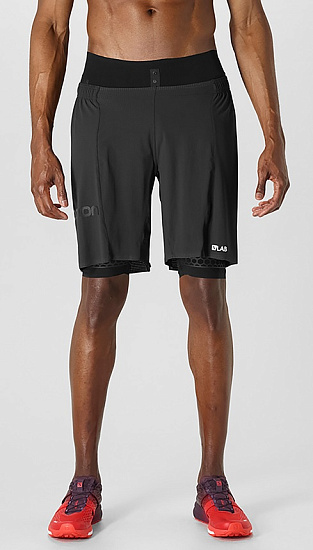Шорты мужские Salomon S/Lab Short 9 Black - Фото 4 большая