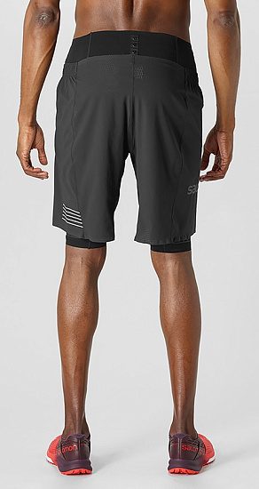 Шорты мужские Salomon S/Lab Short 9 Black - Фото 5 большая