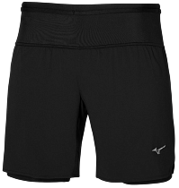 Шорты мужские Mizuno Trail ER 2in1 Black