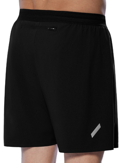Шорты мужские Mizuno Tech Light 5.5 2in1 Black - Фото 3 большая