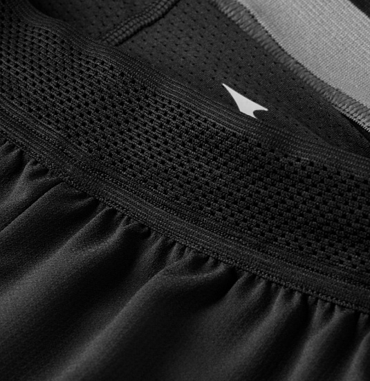 Шорты мужские Mizuno Tech Light 5.5 2in1 Black - Фото 5 большая