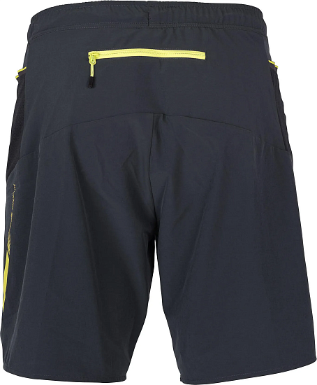 Шорты мужские Ternua Pace Whales Grey/Acid Lime - Фото 2 большая