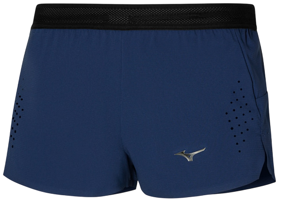 Шорты мужские Mizuno Tech Light Split 1.5 Estate Blue - Фото 1 большая