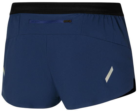 Шорты мужские Mizuno Tech Light Split 1.5 Estate Blue - Фото 2 большая