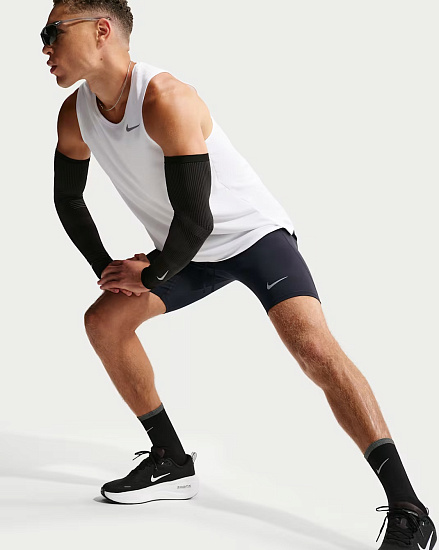 Шорты мужские Nike Dri-FIT Fast Bf Half Black/Reflective Silver - Фото 3 большая