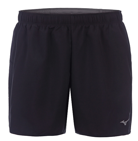 Шорты мужские Mizuno Core 5.5 Inches Black - Фото 1 большая