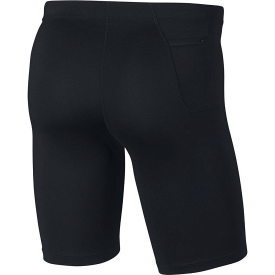 Шорты мужские Nike Power Tight Half Fast Black/Reflective Silv - Фото 2 большая