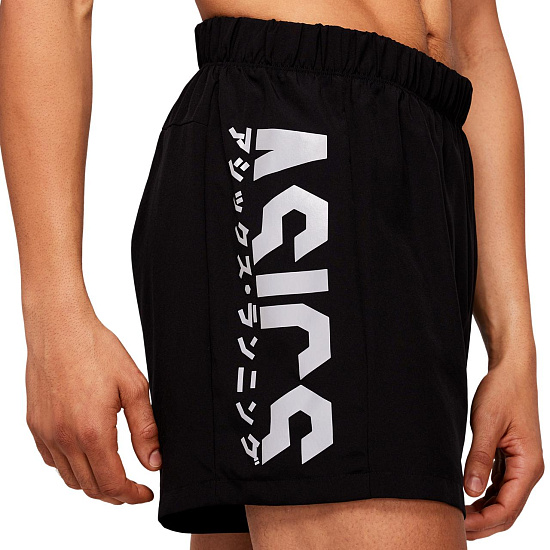 Шорты мужские ASICS Katana 5IN Performance Black - Фото 4 большая