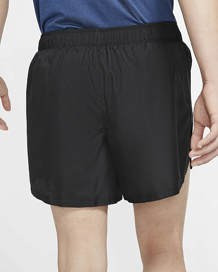 Шорты мужские Nike Dry 5In Fast Black/Reflective Silv - Фото 4 большая