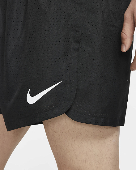 Шорты мужские Nike Dry 5In Fast Black/Reflective Silv - Фото 5 большая