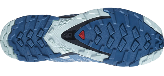 Кроссовки женские Salomon Xa Pro 3D V8 Ashley Blue/Ebo - Фото 4 большая