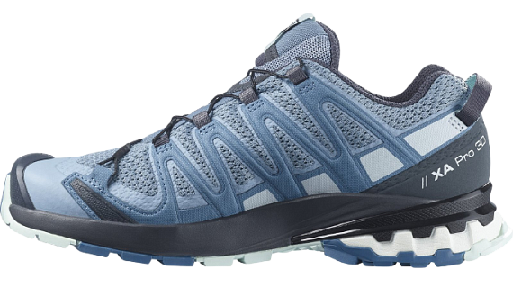 Кроссовки женские Salomon Xa Pro 3D V8 Ashley Blue/Ebo - Фото 5 большая